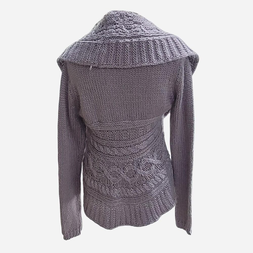 Vertigo Paris Women's Size XL Purple Knitted Cardigan - Picture 3 of 5